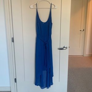 Leyden Blue High Low Dress